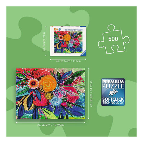 Ravensburger – kleurenexplosie – legpuzzel – 500 stukjes