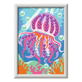 Ravensburger – creart: trendy jellyfish – schilderen op nummer