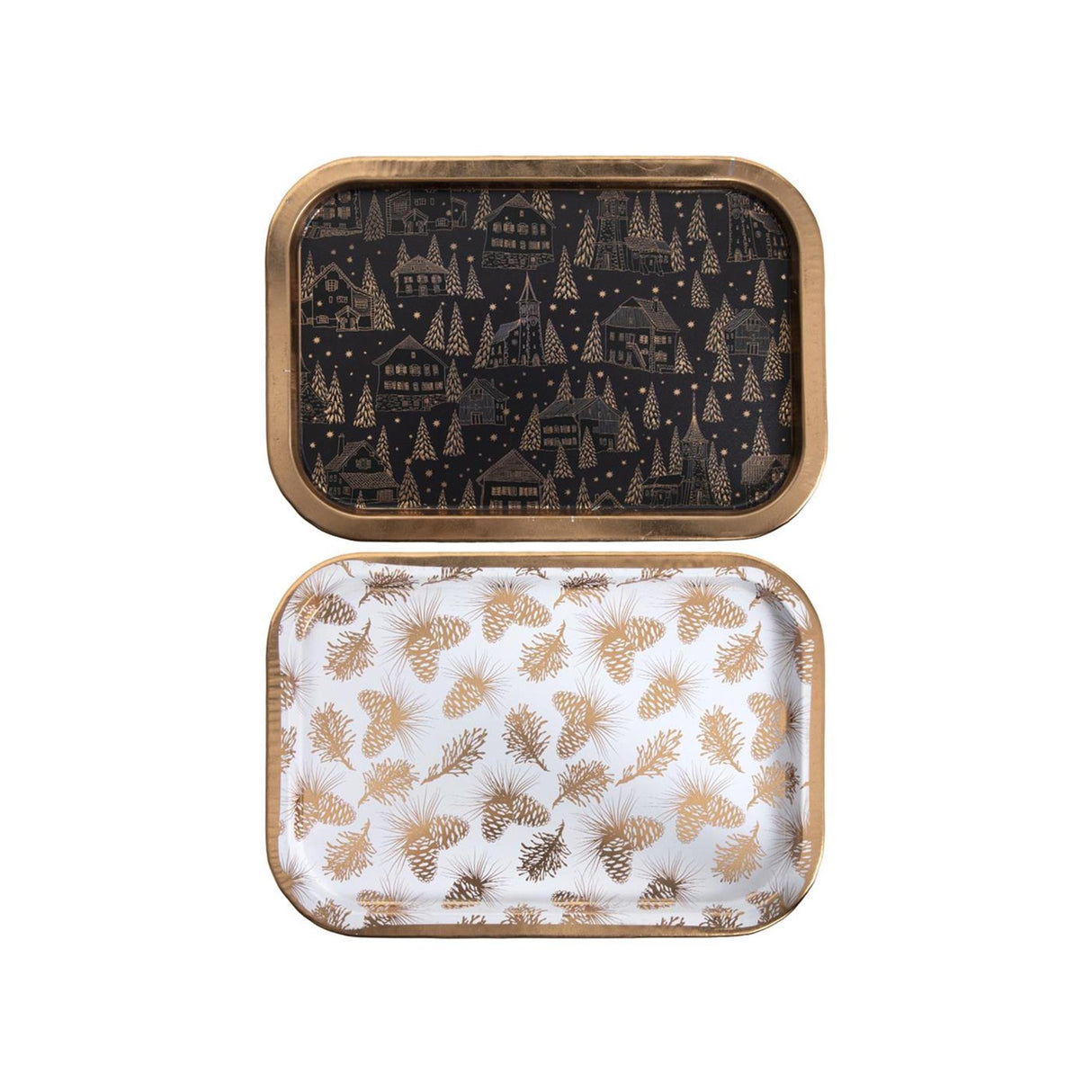 Svenska living dienblad 34x23x1,5cm metaal