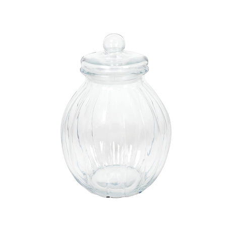 Voorraadpot glas pompoen