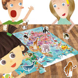 Headu Jigsaw Puzzle World avec des éléments 3D, 108e.