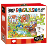 Headu Easy English 100 Words Farm, 108st. (In)