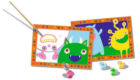 Ravensburger creart silly monsters voor kinderen - hobbypakket - vanaf 5 jaar