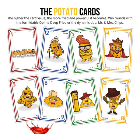 Fried potatoes card game original edition (engelstalig)
