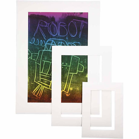 Creativ company https: www.cchobby.nl passepartout-lijsten-a3-a4-a5-afm-17x23-25x34-35-48-cm-dikte-0-4-mm-270-gr-wit-75-stuk-1-doos