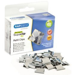 Klem cp20040s rapesco zilver pk 200