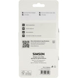 Simson remkabelset compleet universeel grijs rvs