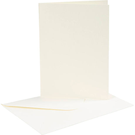 Creativ company http: www.cchobby.nl kaarten-enveloppen-afmeting-kaart-10-5x15-cm-afmeting-envelop-11-5x16-5-cm-off-white-10-set-1-doos