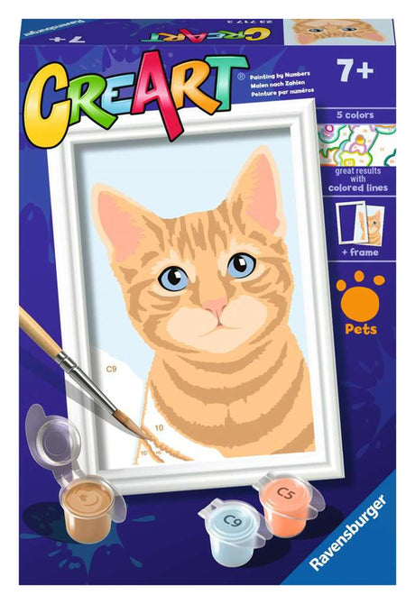 Ravensburger creart schilderen op nummer rode kater