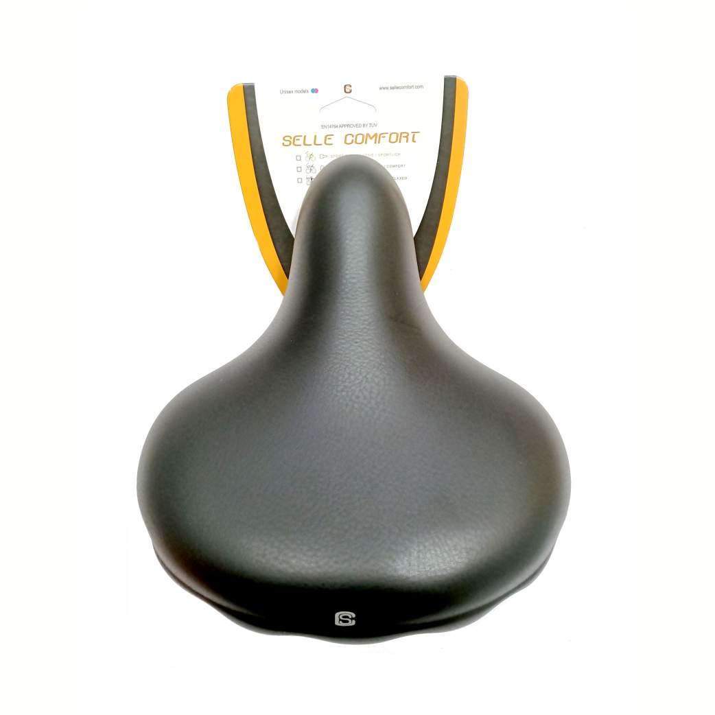 Selle Comfort Comfort Saddle Black (imitation drifter sadel), utan en sele