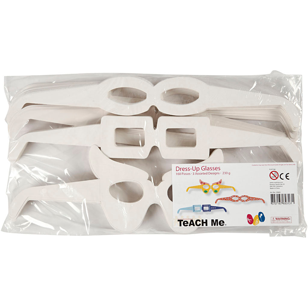 Creotime brillen, l: 32 cm, 160 assorti