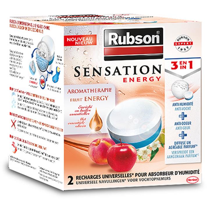 Rubson 1051257 - navulling energy fruit 2x300g | 1 stuks