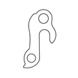 Union derailleurpad GH-200 Bianchi, Focus, Stevens