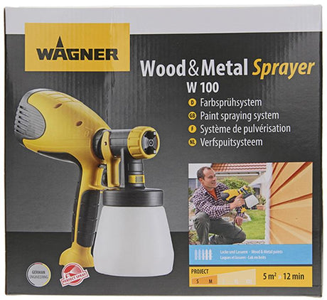 Wagner wood metal sprayer w100 verfspuit