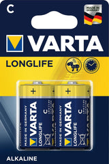 Varta batterij longlife alkaline lr14 c (2x)