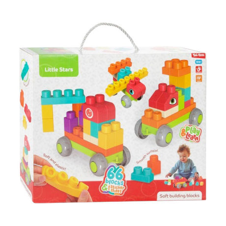 Toi-toys little stars soft bouwstenen - 66st.