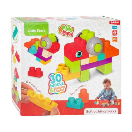 Toi-toys little stars soft bouwstenen - 30st.