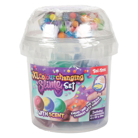 Toi-toys slime slijmset xl met geur -color change- +acc 3ass
