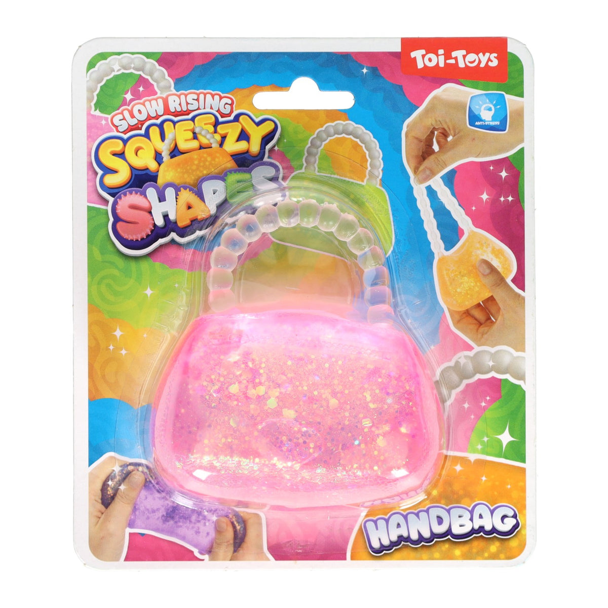 Toi-toys glitter knijphandtas - 8 cm