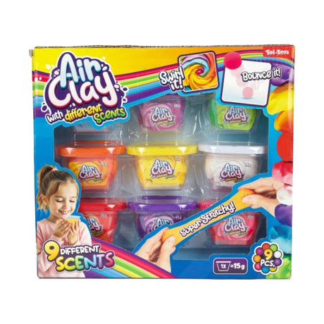 Toi-toys creamy clay superzachte klei met geur - 9dlg.