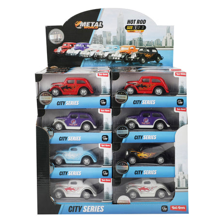 Toi-toys toi toys die-cast pullback stadsauto (1 stuk) assorti