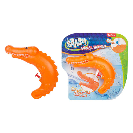 Toi-toys splash waterpistool dier met bewegende bek