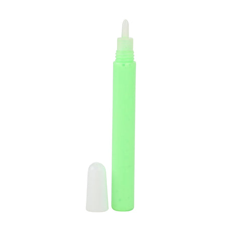 Toi-toys knijp textielstiften glow in the dark, 4st.