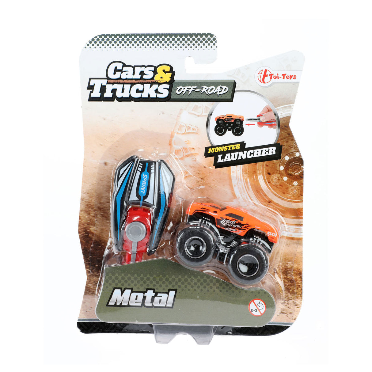 Toi-Toys Trucks schießen Mini Monster Truck