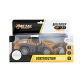 Vehículo de construcción de metal -Cargador blanco 1:55