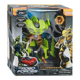 RoboForces Transform Auto Robot Green