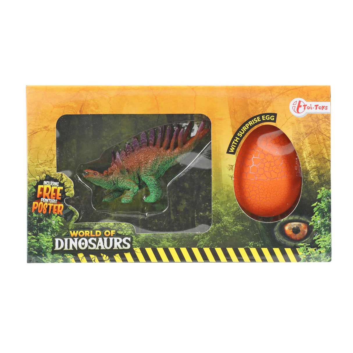 Toi-toys värld av dinosaurus dino med överraskande ägg