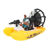 World of Dinosaurs Play Set Boat and Motorcycle with Dinosaurs