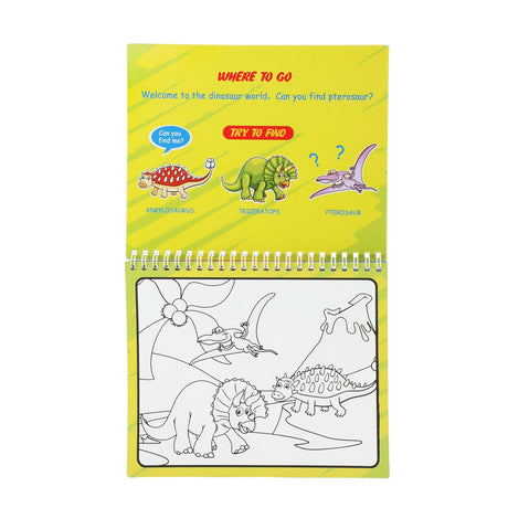Toi-toys creativity kleuren met water dino met stift