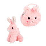 Cuddle Animal in Handbag Plush - Rabbit