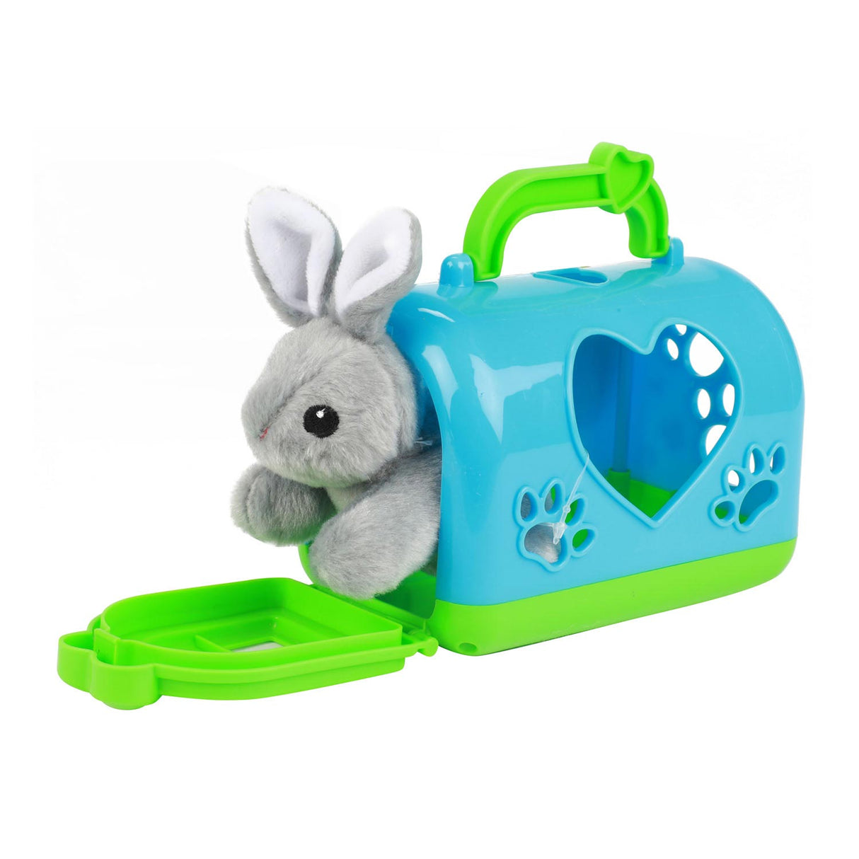 Pluchen Rabbit in the Carrying koffert