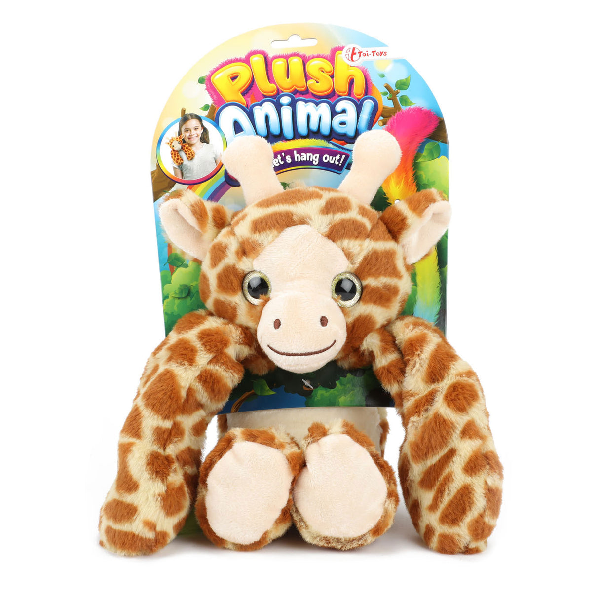 Toi-toys giraffe knuffel met verzwaarde armen