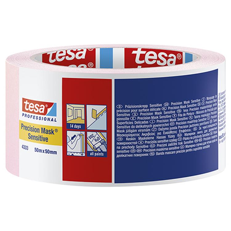 Tesa professional 1009793 - 4333 prec mask sens 50m x 50mm | 3 stuks