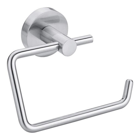 Tesa toiletrolhouder moon roestvrijstalen look zelfklevend zonder boren – 53x140x99mm