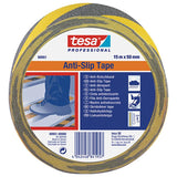 Tesa professional tesa - zelfklevende antisliptape - 15m - geel-zwart - 50mm breed