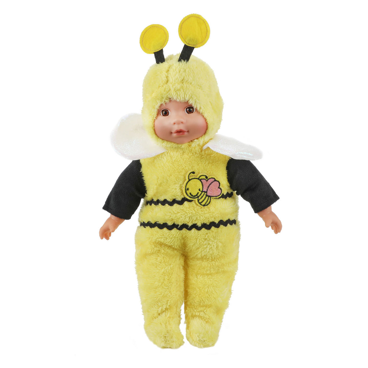 Bébé beau babypop en costume animal à