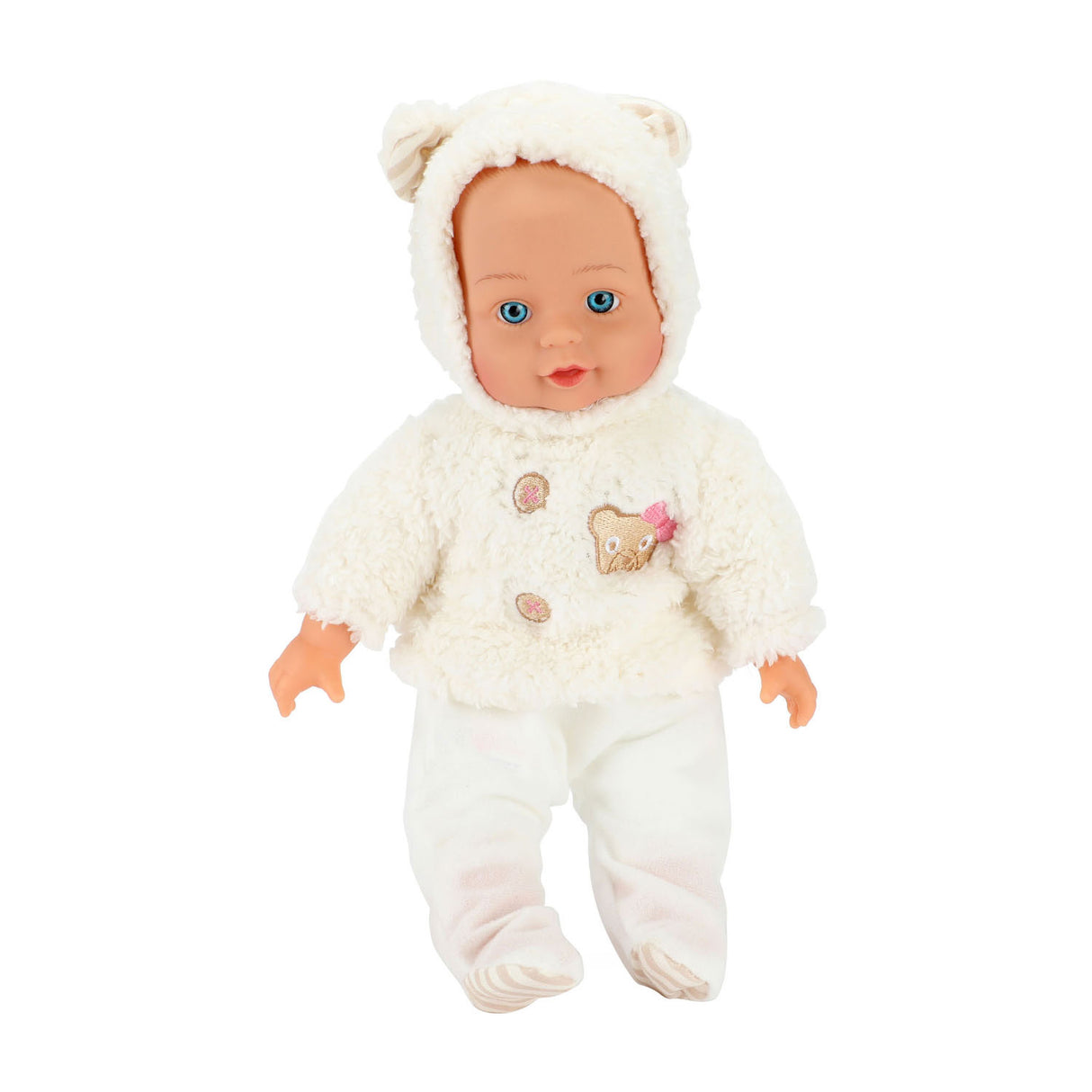 Beau Baby Baby Doll in Doll Seat, 33 cm