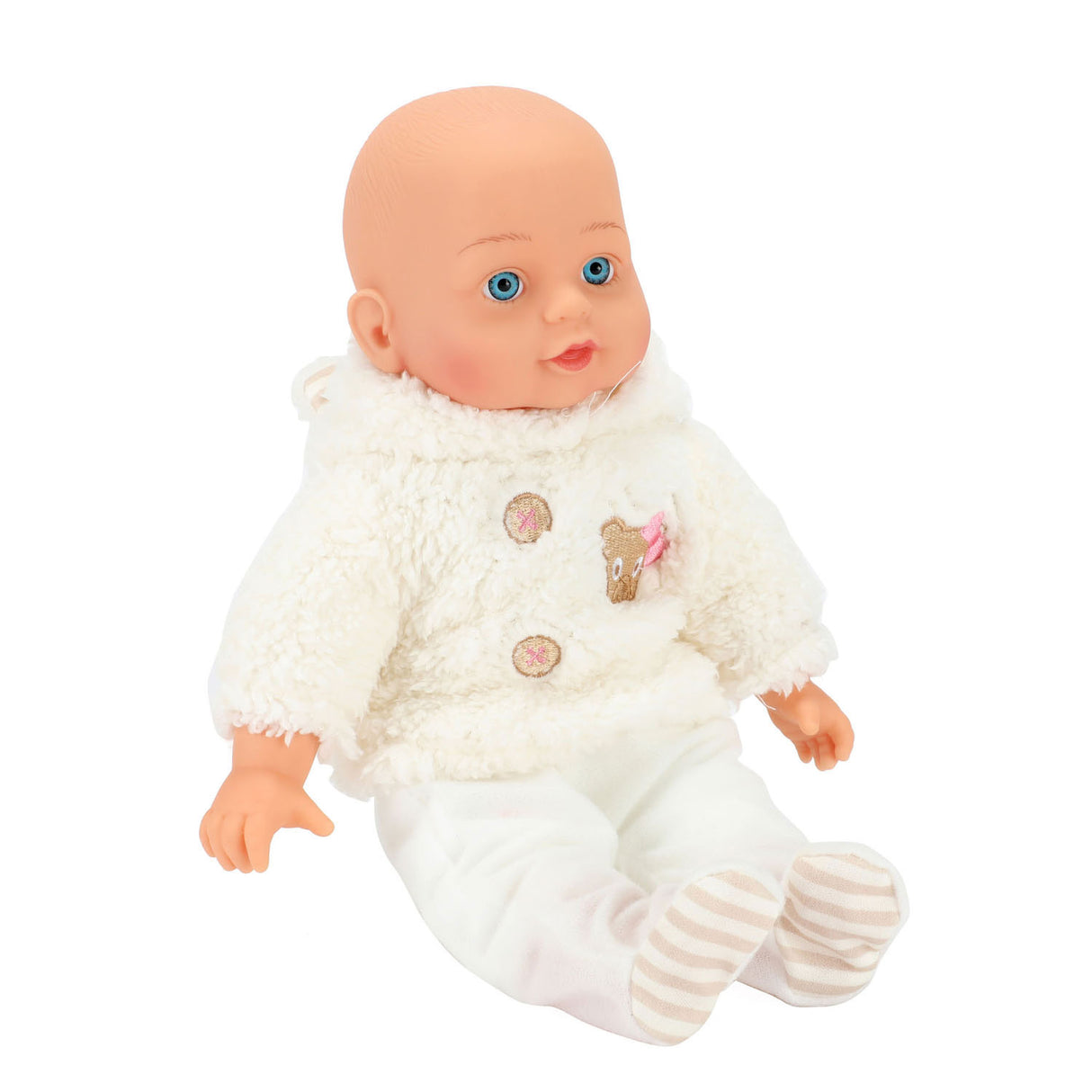 Beau Baby Baby Doll in Doll Seat, 33 cm