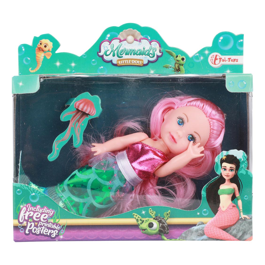 Toi-toys mořské panny MermaidPop Dream Hair, 11 cm