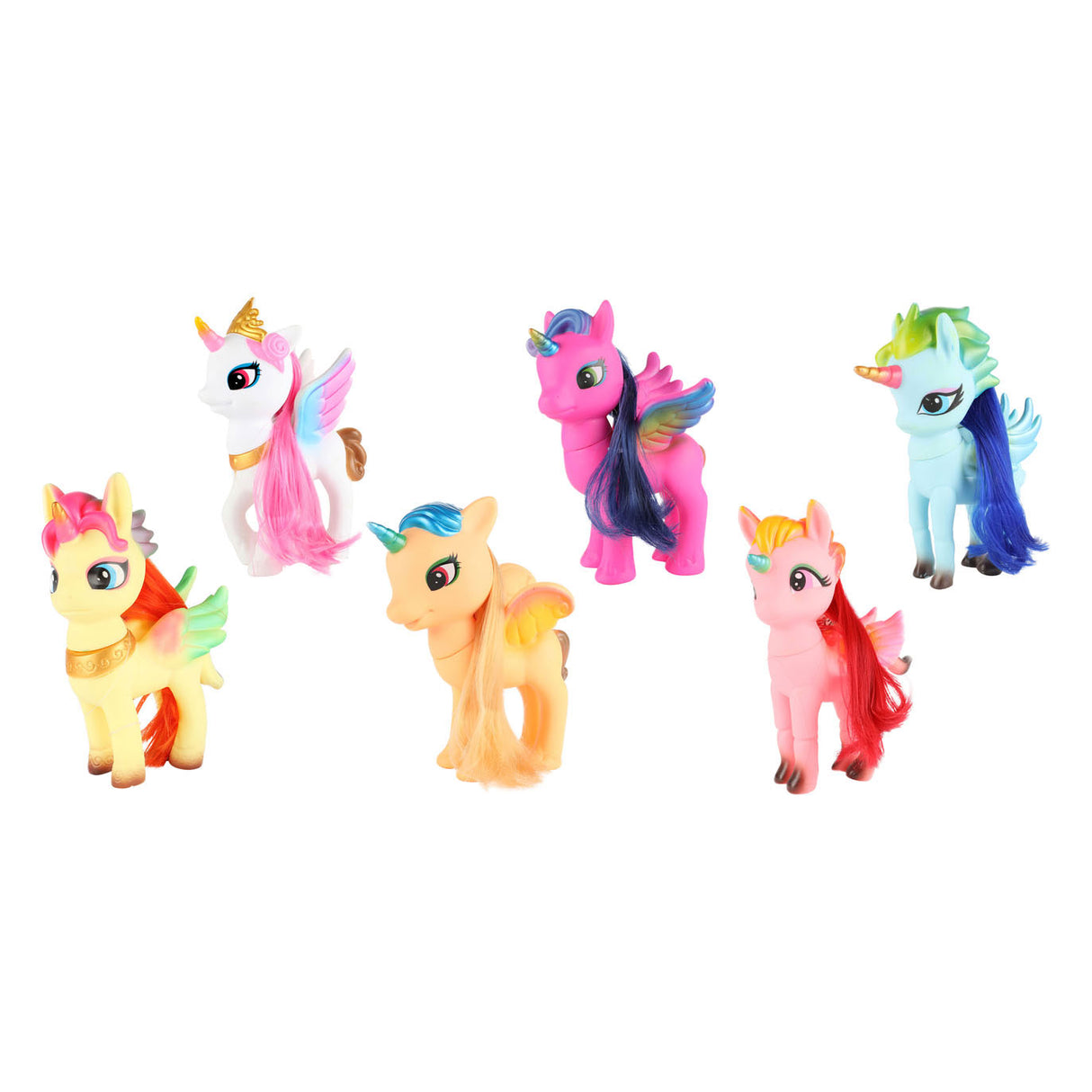 Dream Horse Unicorn z dolgimi lasmi, 13 cm