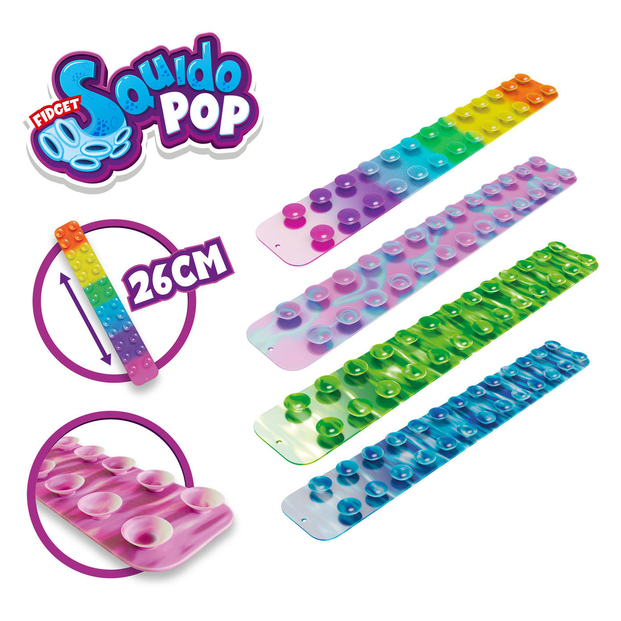 TOI-TOYS SQUIDPOP BAND FIGDET REGENBOOG