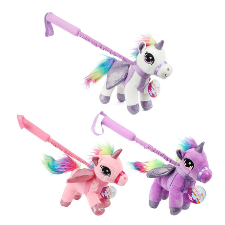 Dream horse eenhoorn pluche aan stok