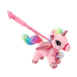 Toi-toys eenhoorn knuffel met loopstok assorti