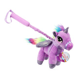 Toi-toys eenhoorn knuffel met loopstok assorti