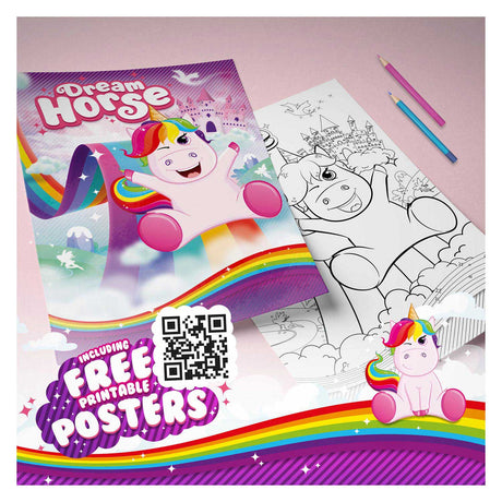 Toi-toys toi toys haarlok met glitters unicorn