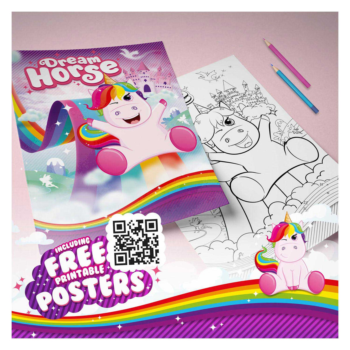 Dream Horse Super Colorbook samoroga